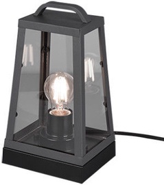 Trio Arkansas antracīta galda lampa, IP44, 1x E27, slēdzis