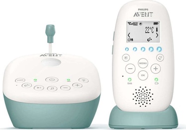 Mobili auklė Philips Avent SCD731/26, balta/žalia