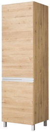 Skapis ledusskapim Bodzio Monia High Rise 60 Left Brown, 600x590x2070 mm