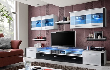 ASM Zoom Living Room Wall Unit Set White/Black