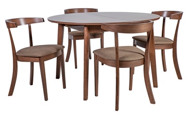 Valgomojo komplektas Home4you Adele Tool K21911 Brown