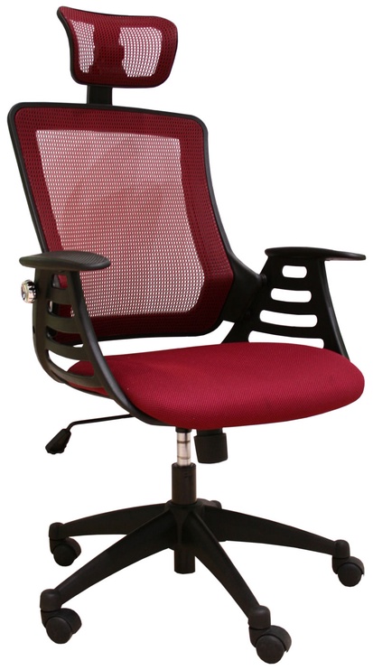 Офисный стул, 4.9 x 65 x 96 - 103 см, красный