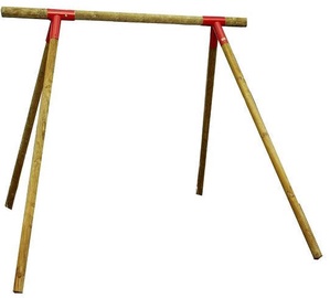 Деревянные качели 4IQ Wooden Swing Frame Swing, коричневый