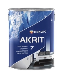 Seinavärv Akrit 7 valge matt 2,85l
