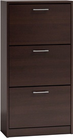 Jalatsikapp Top E Shop Paula, tumepruun, 60 cm x 28 cm x 116 cm