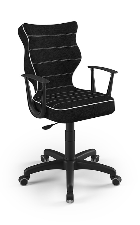 Bērnu krēsls ar riteņiem Norm Size 6 VS01, melna, 40 cm x 104.5 cm