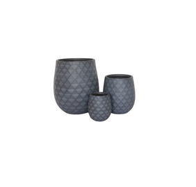 Puķu pods lt14658, pelēka, Ø 440 mm