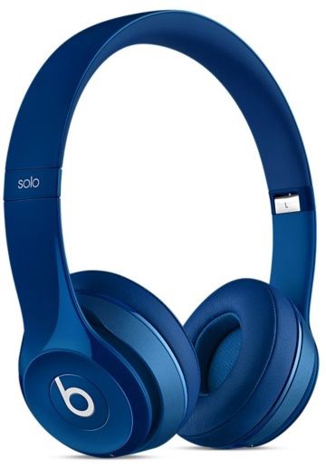 Bezvadu uzliekamās austiņas ar galvas stīpu, bezvadu Beats Solo2 Wireless, zila
