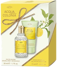 Rinkinys moterims 4711 Acqua Colonia Lemon & Ginger 2pcs Set 125 ml EDC Unisex