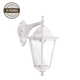 Valgusti Domoletti El-490DN EL-490DN-A-WBG, 100W, E27, IP44, kuldne/valge