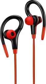 Canyon CNS-SEP2 Wired Sport Earphones Cherry Tomato