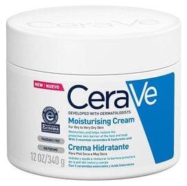 Sejas krēms Cerave Cream Dry To Very Dry Skin, 340 ml, sievietēm