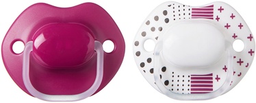Tommee Tippee Urban Style Orthodontic Soothers 2pcs Pink White 6-18m