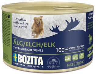 Bozita Wet Dog Food Pate With Elk 200g