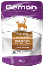 Monge Gemon Pouch Senior With Turkey 100g