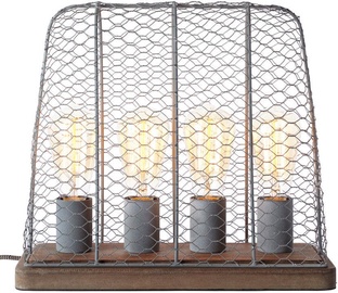 Brilliant Hutch 99018/70 Table Lamp 4x40W E27 Concrete