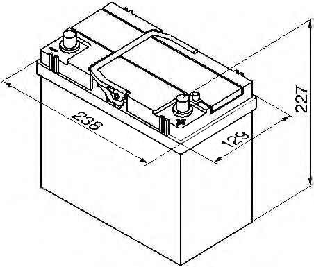 Akumuliatorius Bosch Modern Standart S4 021, 12 V, 45 Ah, 330 A