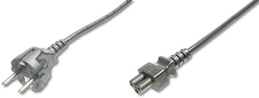 Assmann Cable Schuko/IEC C5 Black 0.75m