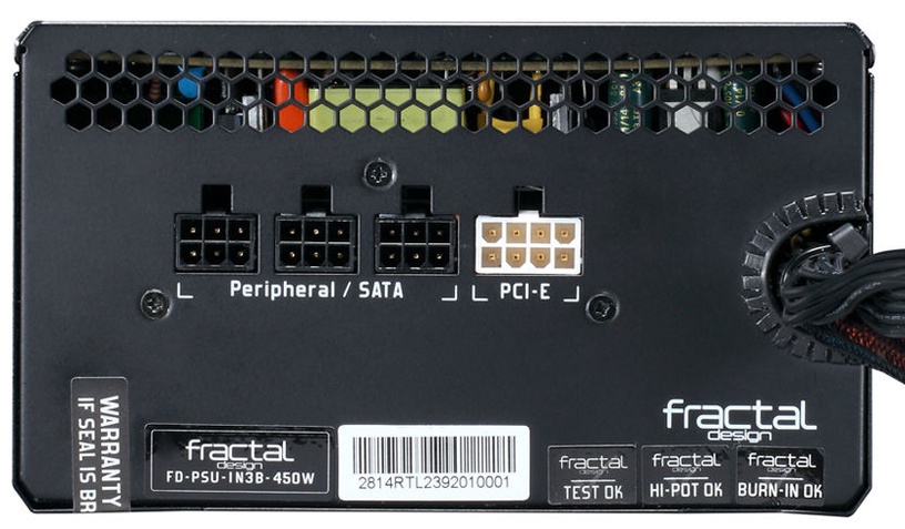 Блок питания Fractal Design FD-PSU-IN3B-450W-EU 450 Вт, 12 см