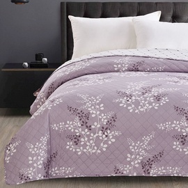 Voodikate DecoKing, valge/violetne, 260 cm x 240 cm