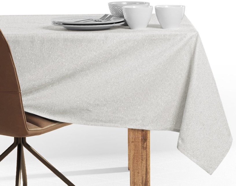 Laudlina DecoKing Sparkle Oval, kreemjasvalge, 220 x 140 cm