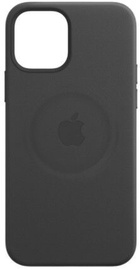 Чехол Apple iPhone 12 mini Leather Case with MagSafe, черный