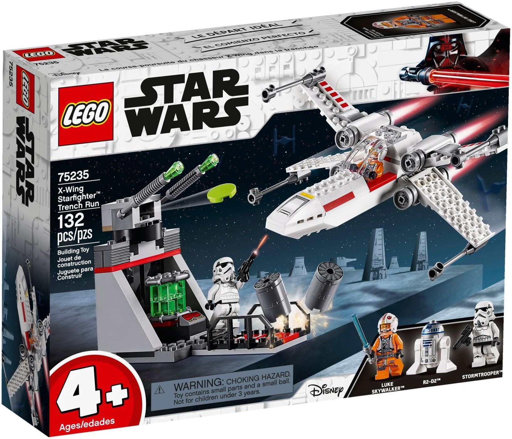 lego red 5 x wing starfighter