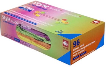 Ampri Med Comfort Style Tutti Frutti Nitril Powder Free Gloves 96pcs S