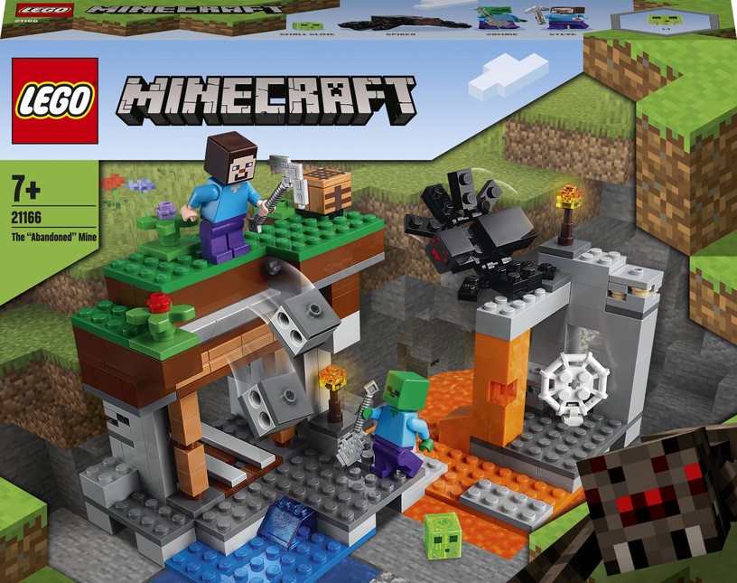 Konstruktors LEGO Minecraft “Pamestās” raktuves 21166, 248 gab.