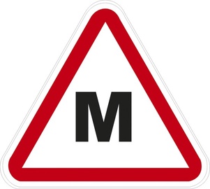 Предупредительный знак, 0.177 м x 20 см