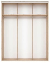 Black Red White Wardrobe Frame Nadir 190 Light San Remo Oak