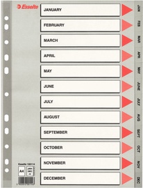 Esselte Document Divider Book January December