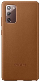 Samsung Leather Back Case For Samsung Galaxy Note 20 Brown