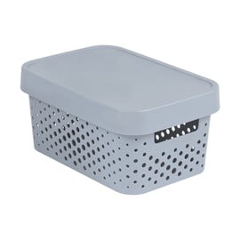 Ящик Curver Infinity Dots, 4.5 л, серый, 27 x 19 x 12 см