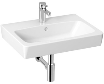 Раковина для ванной Jika Lyra Plus H810382, фарфор, 600 мм x 450 мм x 170 мм