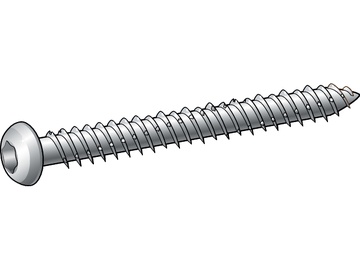 Betoonikruvi Essve Z/P, 6.3x60 mm, 100 tk