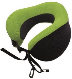 TravelSafe Travel Pillow Memory Foam Black/Green