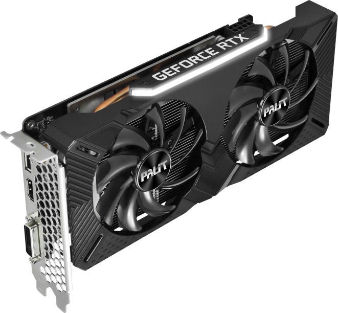 Видеокарта Palit GeForce RTX 2060 Dual NE62060018J9-1160A, 6 ГБ, GDDR6