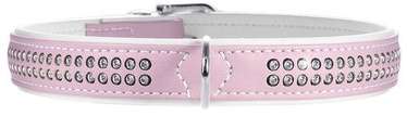 Hunter Collar Modern Art Deluxe 35 Light Pink/White