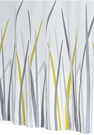 Vannitoakardin Ridder Gras 42385, valge/roheline/hall, 200 cm x 180 cm