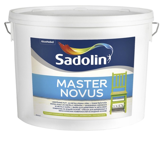 Emailvärv, seinale/universaalsed/akendele Sadolin, poolmatt, master novus 15