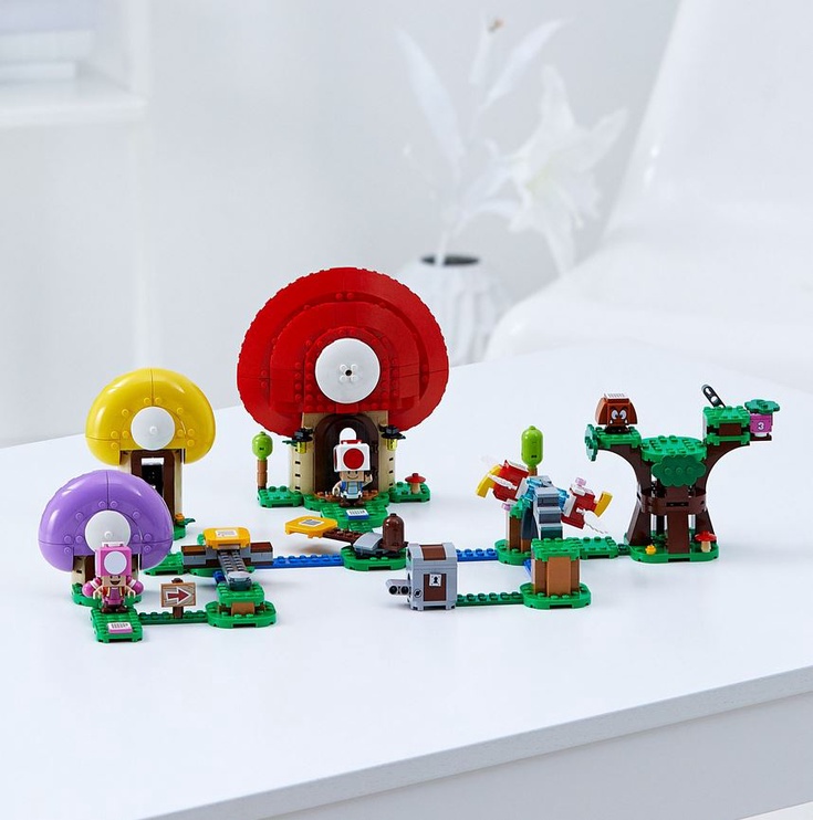 Конструктор LEGO®Super Mario Погоня за сокровищами Тоада. Дополнительный набор 71368