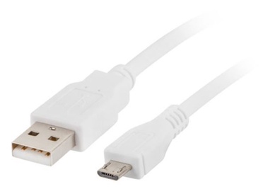 Lanberg Cable USB / Micro USB White 3m