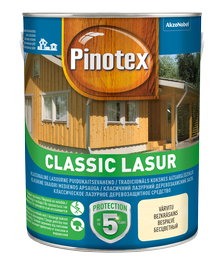 Пропитка Pinotex Classic Lasur, прозрачная, 3 l