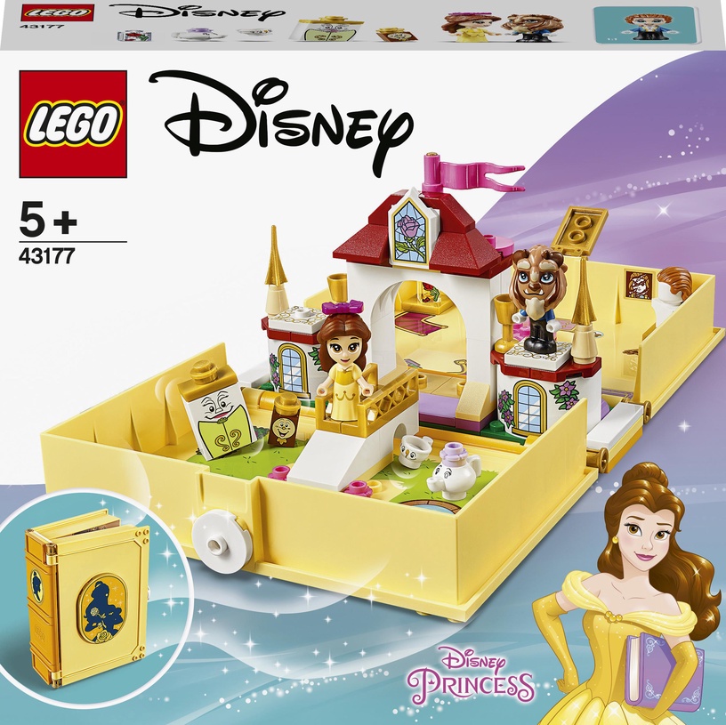 Konstruktor LEGO® I Disney Princess™ Bella juturaamatu seiklused 43177, 111 tk