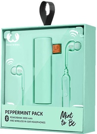 Ausinės Fresh 'n Rebel Vibe Wireless Rockbox Pebble Peppermint, belaidės