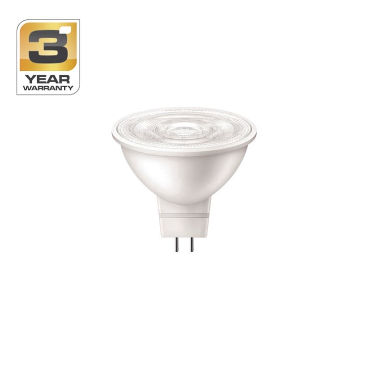 Spuldze Standart LED, MR16, silti balta, GU5.3, 6 W, 345 lm