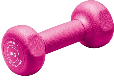 Body Sculpture BW131 Neoprene Dumbbell 1kg Pink