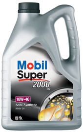 Motoreļļa Mobil 10W - 40, daļēji sintētiska, vieglajam auto, 5 l