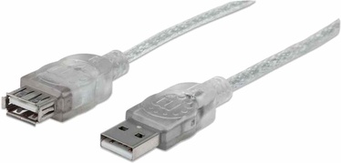 Kabelis Manhattan USB 2.0 A male / USB 2.0 A female USB 2.0 A male, USB 2.0 A female, 1.8 m